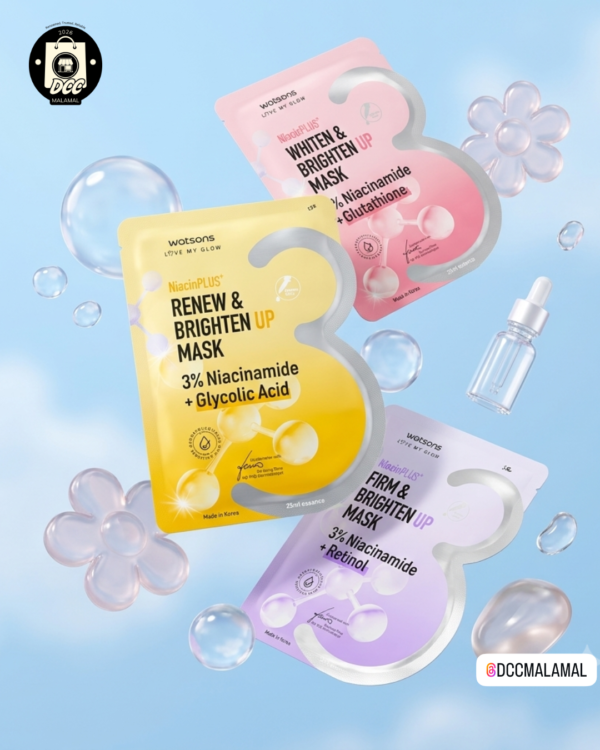 11 WATSONS NiacinPLUS+ Whiten & Brighten UP Mask