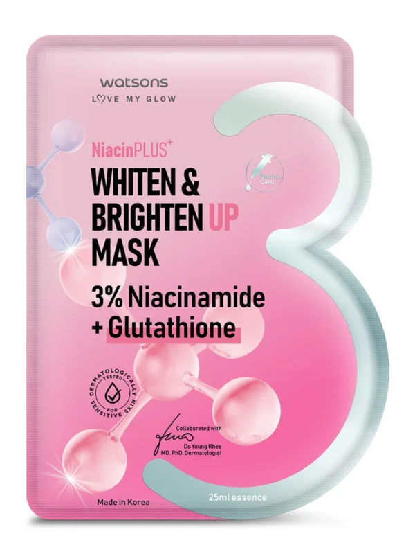 WATSONS NiacinPLUS+ Whiten & Brighten UP Mask