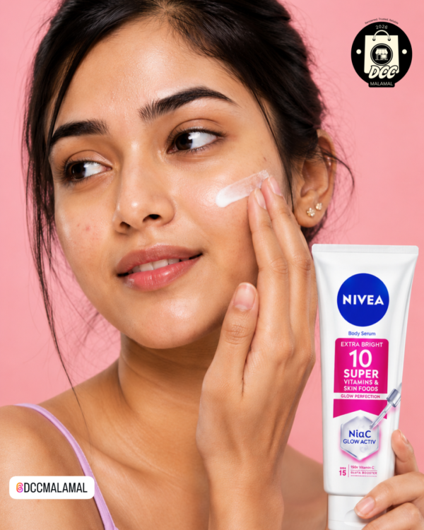 DCML POST AI(1) NIVEA Extra Bright 10 Super Vitamins & Skin Foods Serum In Lotion SPF 15 300ml