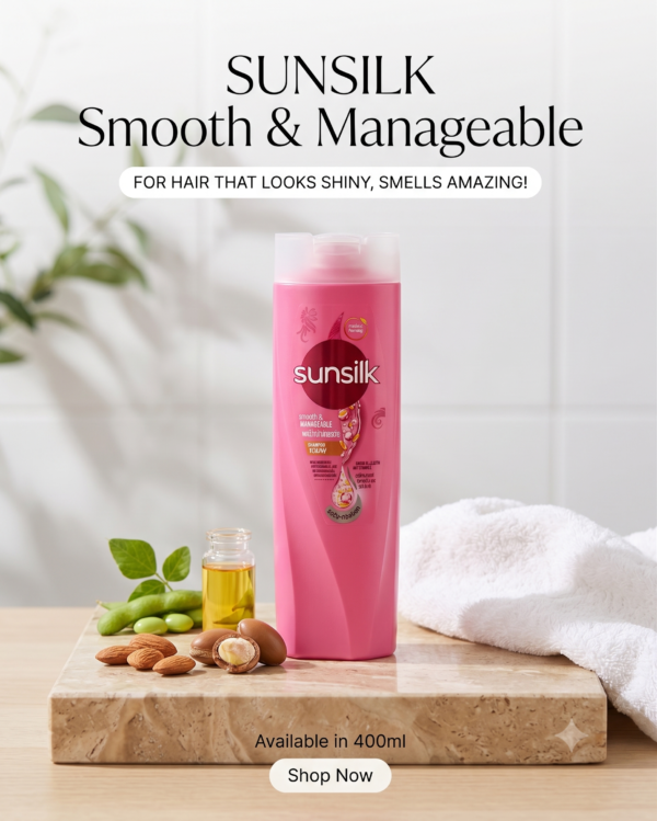 SUNSILK Smooth & Manageable Shampoo 300ml