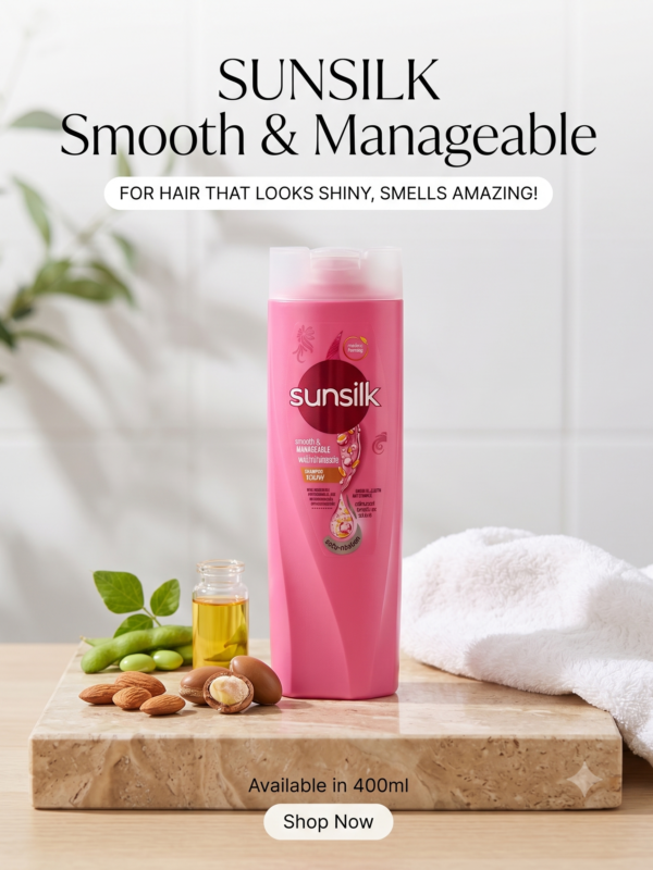 SUNSILK Smooth & Manageable Shampoo 300ml