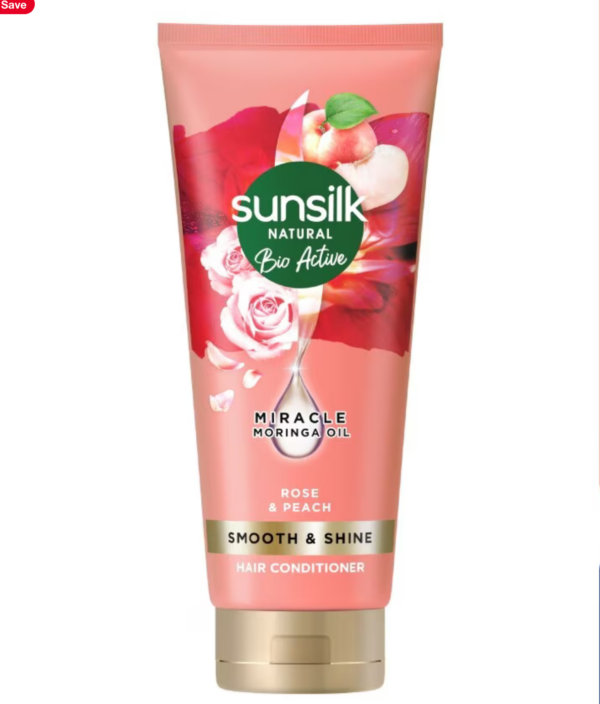 Screenshot 2025-11-23 at 19-13-59 WTCMY-1009297-front-zoom.jpg (AVIF Image 880 × 880 pixels) — Scaled (83%) Sunsilk Natural Bio Active Miracle Moringa Oil Smooth & Shine Hair Conditioner (Rose & Peach)