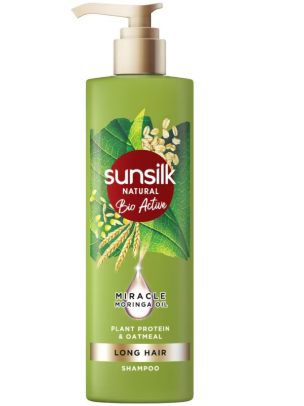 SUNSILK Natural Bio Active Smooth & Shine Hair Shampoo 330ml (Plant Protein)