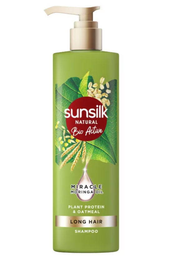 SUNSILK Natural Bio Active Smooth & Shine Hair Shampoo 330ml (Plant Protein)