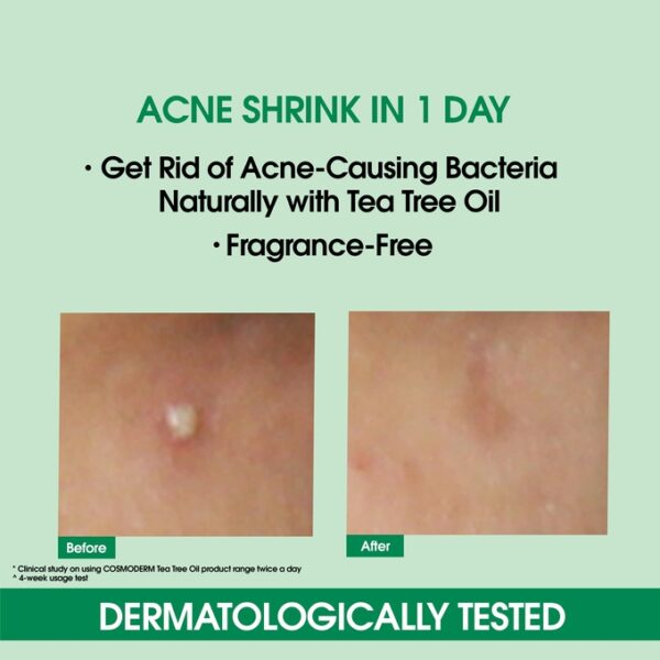 COSMODERM Tea Tree Oil Facial Cleanser 125ml