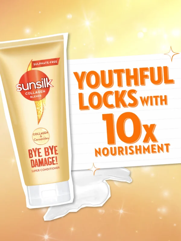 SUNSILK Collagen Blends Bye Bye Damage! Super Conditioner 170ml