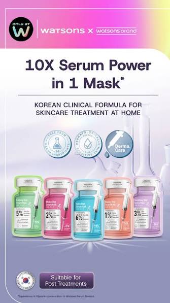 Watsons Hydro Shot Serum Mask 